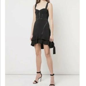 NWT Johnathan Simkhai Corset Ruffle Dress